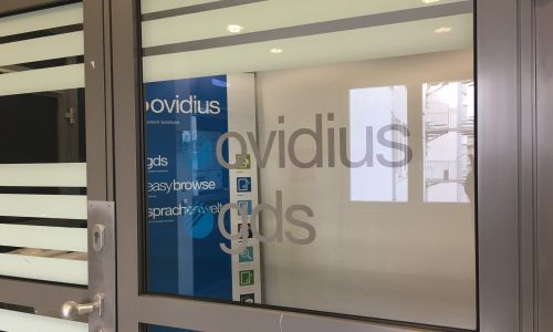 Eingang zum damaligen Büro in der Alten Jakobstraße in Berlin